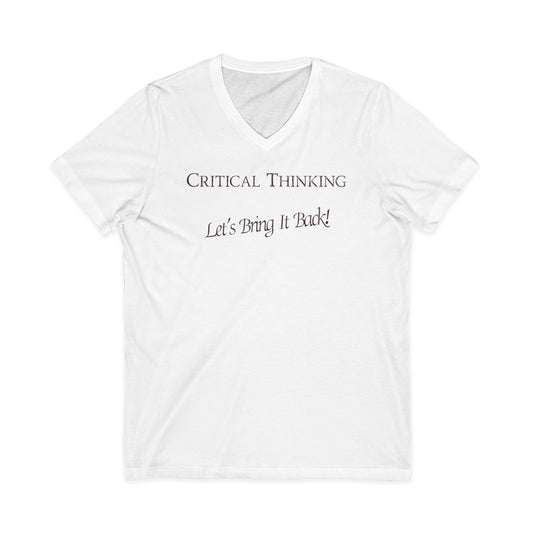 Critical Thinking, V-Neck