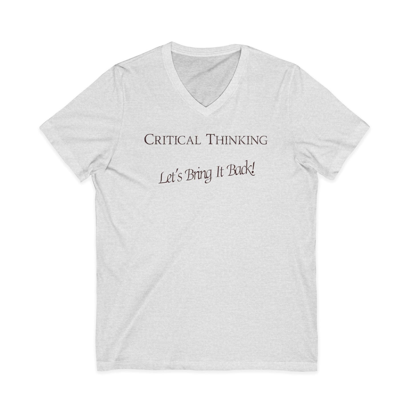 Critical Thinking, V-Neck