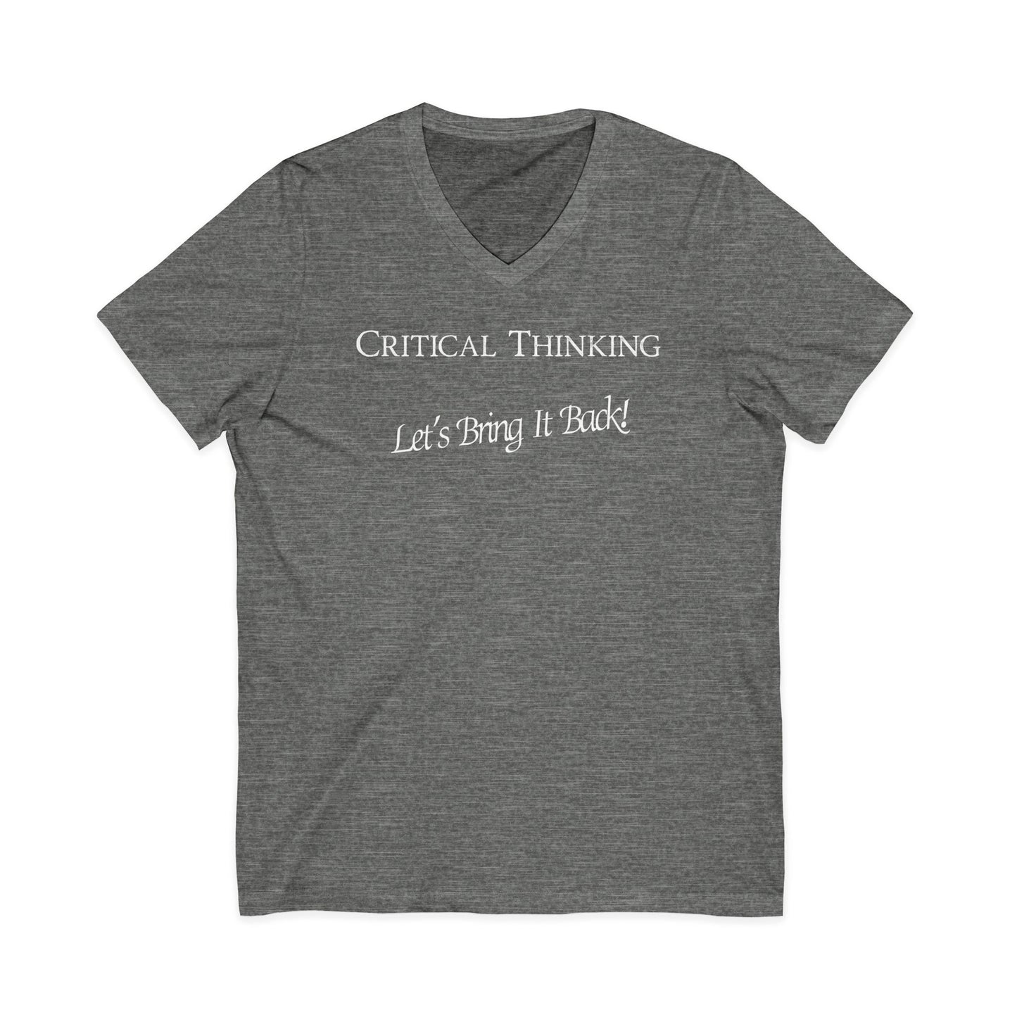 Critical Thinking, V-Neck