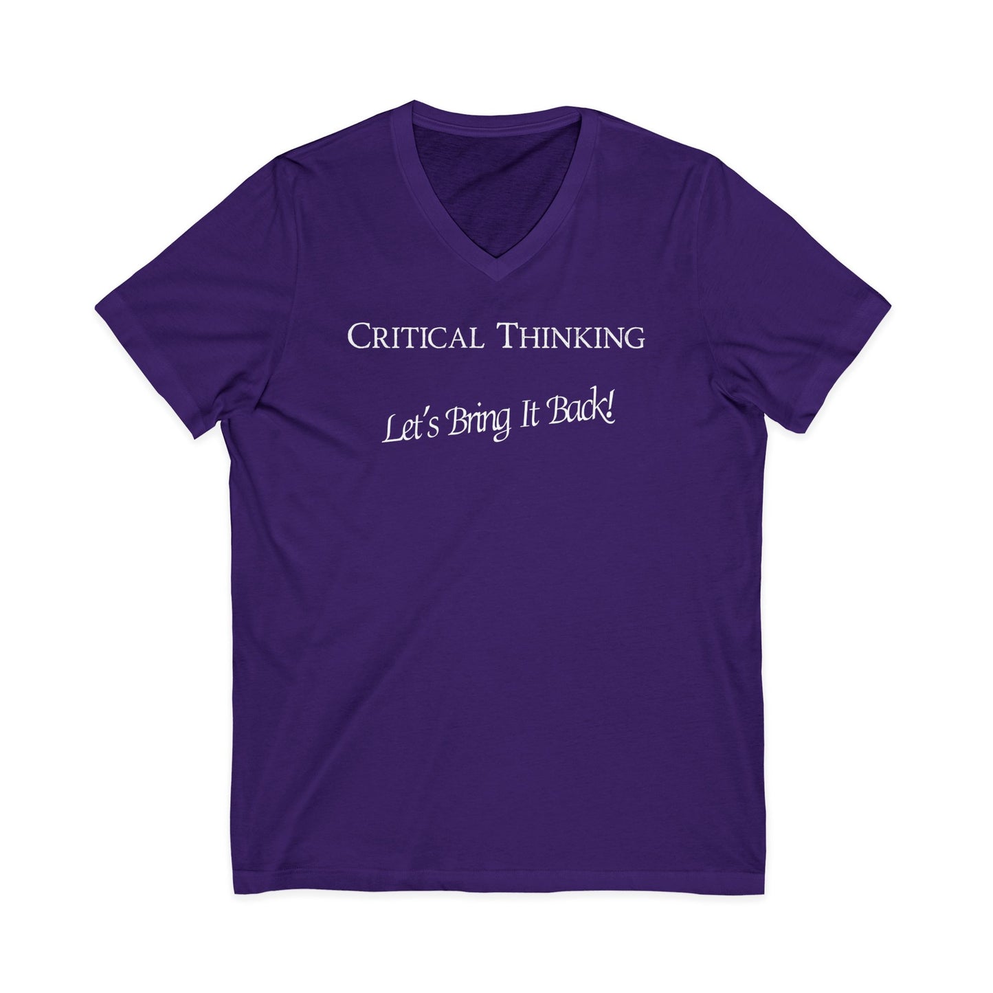 Critical Thinking, V-Neck